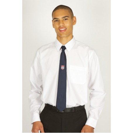 Plain White Long Sleeve Easy Care Shirts (collar 13"-14")